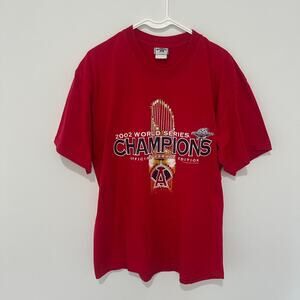 Vintage 2002 Los Angeles Angels World Series T-Shirt - XL